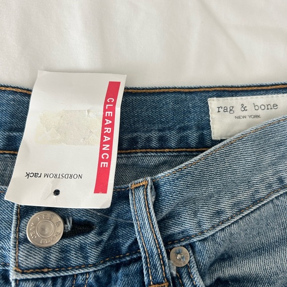 NWT Rag & Bone Distressed Denim Mid-Rise Shorts - Picture 4 of 4